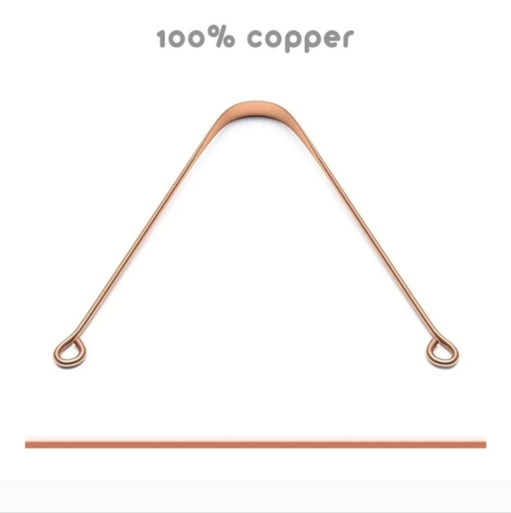 Lot of 5 - NEW - 100% Copper Tongue Scraper(s) - Arista - Picture 2 of 7